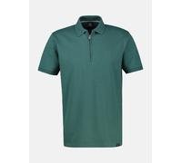 LERROS Poloshirt mit Reißverschlusskragen in Strukturqualität - Soft Teal M