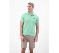 Poloshirt LERROS, Herren, Gr. XXL, classic navy, Single Jersey, Obermaterial: 100% Baumwolle, unifarben, normal hüftbedeckend, Rundhals, Shirts, Kurzarm mit Logo-Badge (92526743-XXL) classic navy