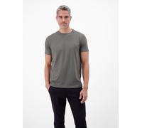 LERROS Premium Basic T-Shirt mit LERROS Logo-Print - Basalt Grey M