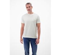 LERROS Premium Basic T-Shirt mit LERROS Logo-Print - Broken White L