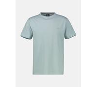 LERROS Premium Basic T-Shirt mit LERROS Logo-Print - Misty Blue XXL
