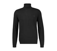 LERROS Eleganter Strickpullover mit Rollkragen aus reiner Baumwolle - Black M