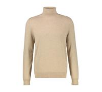LERROS Eleganter Strickpullover mit Rollkragen aus reiner Baumwolle - Gravel Beige Melange XXL