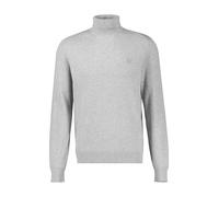LERROS Eleganter Strickpullover mit Rollkragen aus reiner Baumwolle - Platinum Grey Melange XXXL
