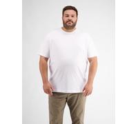 LERROS Rundhals Doppelpack T-Shirt für Herren in Premium Baumwollqualität - White 3XL