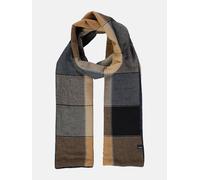 LERROS Schal aus Strukturmelange mit Karomuster - Sage Green PCK