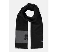 LERROS Schal mit LERROS Intarsie - Black PCK