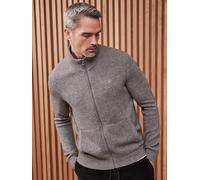 LERROS Schurwoll-Strickjacke mit Kaschmiranteil - Platinum Grey Melange XL