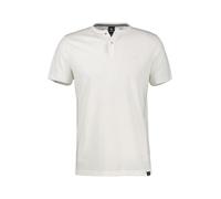 LERROS Serafino Shirt mit Rundhalsausschnitt und Knopfleiste - Broken White XL