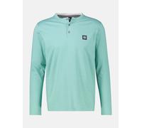 LERROS Serafino-Langarmshirt für Herren - Fjord Blue 3XL