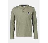 LERROS Serafino-Langarmshirt für Herren - Nordic Olive 5XL