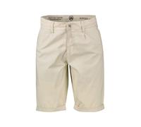 Chinoshorts LERROS "Kurze Chino aus leichtem Baumwollmix", Herren, Gr. 40, bone weiß, 74% Baumwolle, 24% Polyester, 2% Elasthan, Hosen Chinoshorts (73145131-40) bone weiß