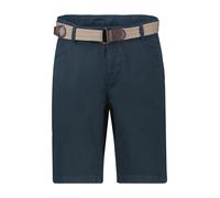 Chinoshorts LERROS "Bequeme Chino-Bermuda mit Gürtel und Minimalprint", Herren, Gr. 33, storm blau, 98% Baumwolle, 2% Elasthan, Hosen Chinoshorts, Leichte Sommershorts aus 98% Baumwolle und 2% Elastha