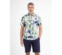 LERROS Sommerhemd in Hawaiian-Style - White M