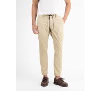 Chinohose LERROS "LERROS", Herren, Gr. 32, Länge 34, beige (light dune beige), 54% Baumwolle, 43% Nylon, 3% Elasthan, Hosen (51292021-32) light dune beige