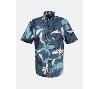 LERROS Sommerliches Baumwoll-Leinenhemd in Übergrößen - Crispy Blue 3XL