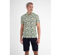 LERROS Sommerliches Poloshirt mit angesagtem, floralem Printmuster - Lemon Water L