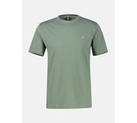 LERROS Sommerliches T-Shirt mit O-Neck in großen Größen - Basil Green 5XL