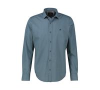 LERROS Herrenhemd mit Haifischkragen, dezent gemustert - Fjord Blue L