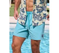 LERROS Sportive Badeshorts für Herren mit Tunnelzugbund - Reef Blue S