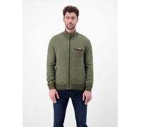 LERROS Sportive Strickjacke für Herren - Nordic Olive L