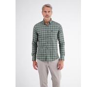 LERROS Sportliches Karohemd aus reiner Baumwolle mit Brusttasche - Basil Green L