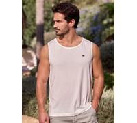 LERROS Sportliches Tanktop aus Baumwolle mit Rundhalskragen - Broken White L