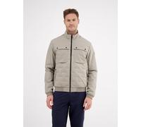 Steppjacke LERROS "LERROS Sportiver Blouson, gesteppt", Herren, Gr. XXXL, beige, 100% Polyester, Langarm, Jacken, Wasser- und windabweisend, atmungsaktiv (56488227-XXXL) beige