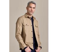 LERROS Stretch-Hemd aus flexiblem Baumwollmischgewebe - Tan Beige XXL