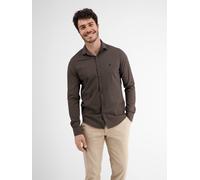 LERROS Stretch-Langarmhemd mit Minimal-Print - Classic Navy S