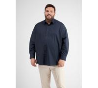 LERROS Stretch-Poplinhemd in Großen Größen - Classic Navy 6XL