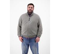 LERROS Strickjacke in sportiver 2-Tone-Optik - Basalt Grey 5XL