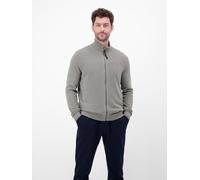 LERROS Strickjacke mit Stehkragen in 2-Tone-Optik - Basalt Grey XXL
