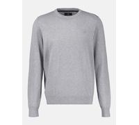 LERROS Strickpullover aus reiner Baumwolle in großen Größen - Platinum Grey Melange 6XL