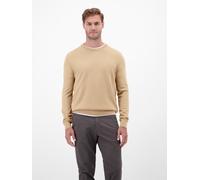 Strickpullover LERROS, Herren, Gr. XXL, original olive, Strick, Obermaterial: 88% Schurwolle, 12% Kaschmir, unifarben, regular fit normal, Rundhals, Rippbündchen, Pullover, mit Logo Stickerei (5102493