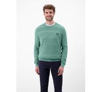 LERROS Strickpullover für Herren, tonal gestreift - Fjord Blue XL