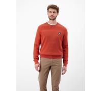 LERROS Strickpullover für Herren, tonal gestreift - Scandinavian Red XL