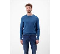 LERROS Herren Basic Strickpullover - Storm Blue Melange XL