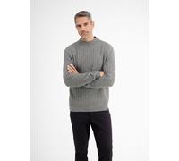 LERROS Cable-Strickpullover mit Turtleneck - Platinum Grey Melange L