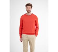 LERROS Herren Basic Strickpullover - Scandinavian Red Melange XL