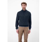LERROS Strickpullover mit Zopfmuster und Troyerkragen - Classic Navy S