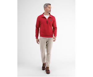 LERROS Sweat-Troyer mit Zip-Kragen - weiche Baumwolle - Ruby Red S
