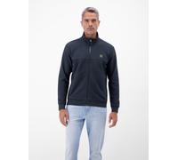 Sweatjacke LERROS "Sweatjacke aus Baumwollmix", Herren, Gr. 3XL, classic navy, 85% Baumwolle, 12% Polyester, 3% Elasthan, Sweatjacken Sweatjacke (95531814-XXXL) classic navy