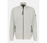 LERROS Sweatjacke aus weichem Baumwollmischgewebe - Broken White Melange 3XL