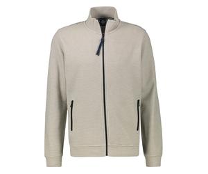 Lerros Sweatjacke in Creme - Größe L | Herren Sweatshirts Jacken