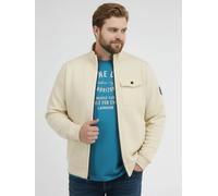 LERROS Sweatjacke in Übergrößen, modisch-sportiv - Foam White 4XL