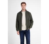 Sweatjacke LERROS "LERROS Sweatjacke in weicher Strukturqualität", Herren, Gr. XXXL, nordic olive, 90% Baumwolle, 10% Polyester, Sweatjacken (69884242-XXXL) nordic olive