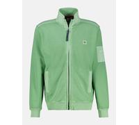 LERROS Sweatjacke in Zig-Zag-Struktur - Sage Green S