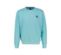 Sweatshirt LERROS "LERROS Urbaner Sweatshirtstyle", Herren, Gr. XL, coastal blau, 50% Baumwolle, 50% Polyester, Langarm, Sweatshirts (26554459-XL) coastal blau