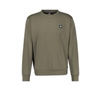 Sweatshirt LERROS "LERROS Urbaner Sweatshirtstyle", Herren, Gr. XL, grün (gentle reed), 50% Baumwolle, 50% Polyester, Langarm, Sweatshirts (15888342-XL) gentle reed